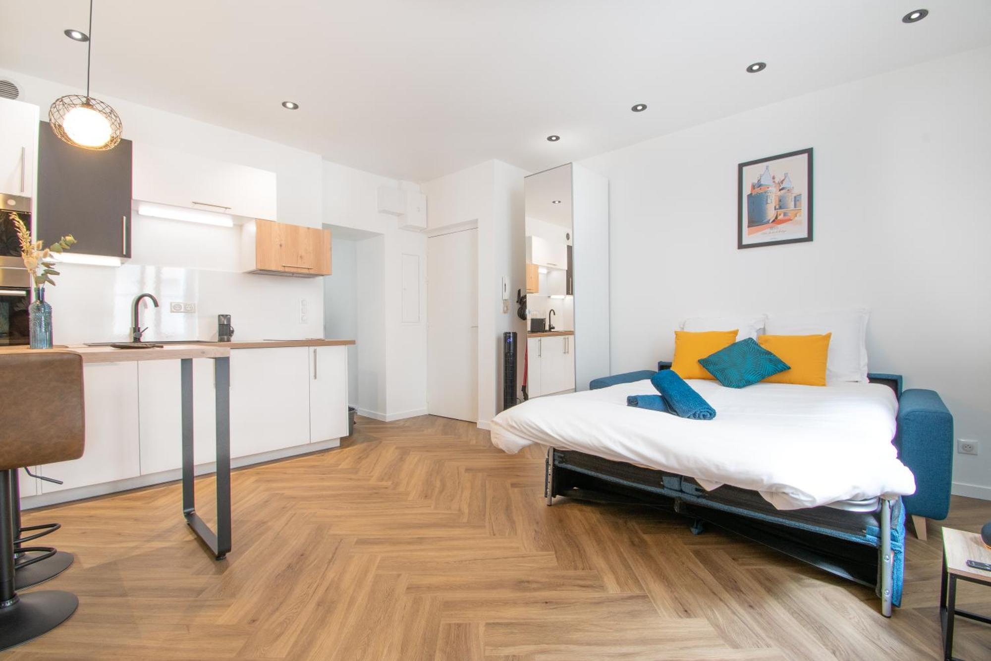 L'Appartement Des Ducs Avec Baignoire Double Нант Екстер'єр фото